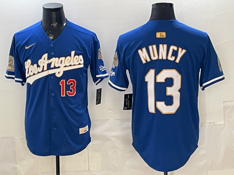 Men Los Angeles Dodgers #13 Muncy blue Game 2026 Nike MLB Jersey 4014003->->MLB Jersey